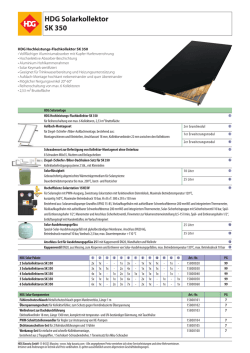 HDG Solarkollektor SK 350