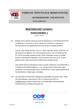 Direkter Link zum Rundschreiben