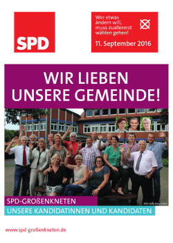 wir lieben unsere gemeinde! - SPD