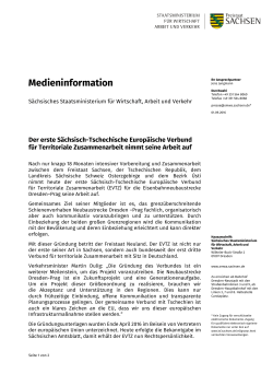 Medieninformation - Medienservice Sachsen