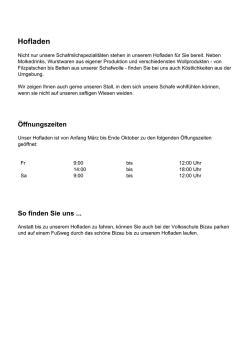 Hofladen - im Schafmilchbetrieb Gmeiner
