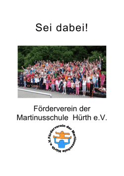 Infoflyer/Beitrittserkl&auml;rung