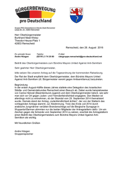 Herr Oberb&uuml;rgermeister Burkhard Mast-Weisz Theodor-Heuss
