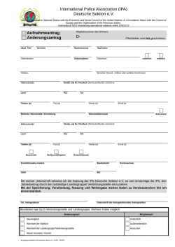 International Police Association (IPA) Deutsche Sektion e.V.