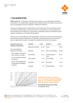 Polierpasten - ERNE surface AG