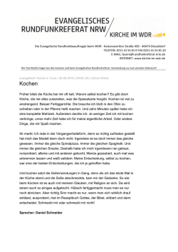 Kochen - Kirche im WDR