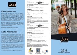 Jazz p&aring; Flensborghus efter&aring;r 2016