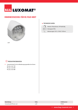 INNENECKSOCKEL F&Uuml;R RC