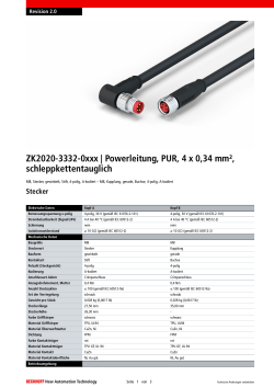ZK2020-3332-0xxx | Powerleitung, PUR, 4 x 0,34 mm²