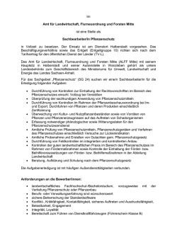 Im Amt f&uuml;r Landwirtschaft, Flurneuordnung und - Sachsen