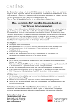 eine/n Dipl. Sozialp&auml;dagog/in