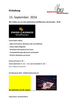 Fhrung Casino Schaffhausen
