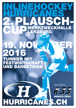2.plausch- cup - Hurricanes Lenzburg