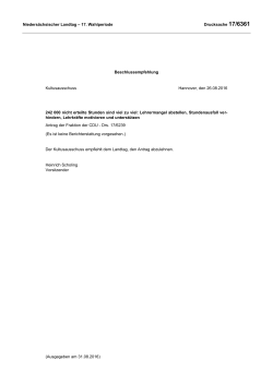 Drs. 17/6361 - Niedersächsischer Landtag
