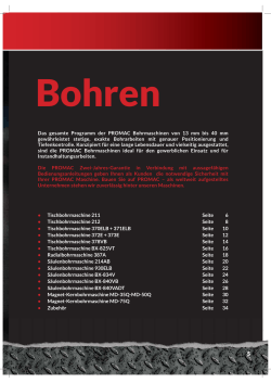 Katalog Bohren - JET Maschinen