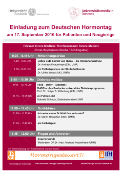 Flyer - Deutsche Gesellschaft für Endokrinologie