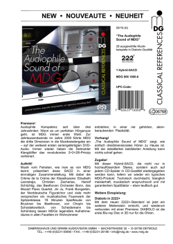 Info - MDG-Musikproduktion Dabringhaus und Grimm