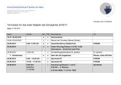Halbjahresplan - Anna-Schmidt