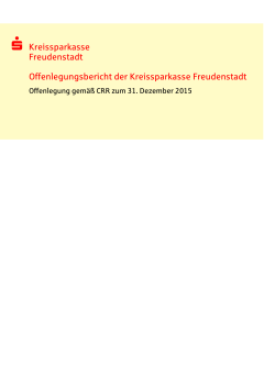 PDF-Dokument ansehen - Kreissparkasse Freudenstadt