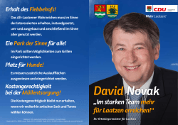 David Novak - CDU Laatzen