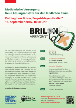 Initiative "Brilon versorgt"