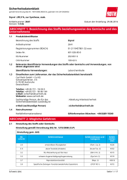 Sicherheitsdatenblatt CH_DE