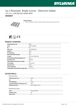 IVY 2 4 x 14W 840 625 EB BR MPM