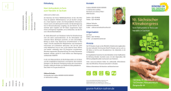 Den Einladungsflyer  - Lokale Agenda 21 für Dresden e.V.