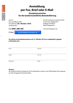 Anmeldung 689 KB - AELF Deggendorf