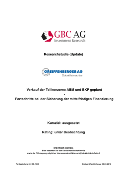 Greiffenberger AG