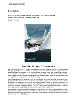 Das FRITZ Star Trimmbuch - Boote