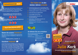 Julia Kark - CDU Braunschweig