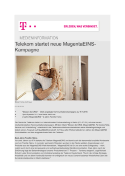 Telekom startet neue MagentaEINS