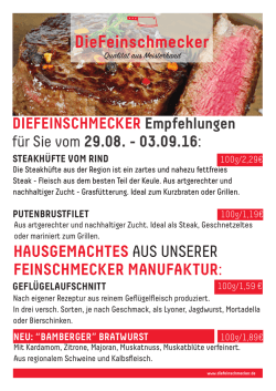 HAUSGEMACHTES AUS UNSERER FEINSCHMECKER