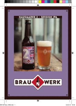 hausmarke 2 &ndash; session ipa