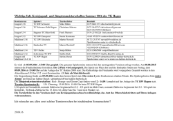 Infos zu Jugenkreismeisterschaften - Hagener Tennisclub Blau