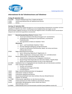 Infoblatt Teilnehmende Murtner Kadetten KDT 16