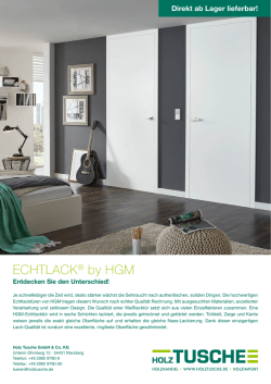 ECHTLACK&reg; by HGM