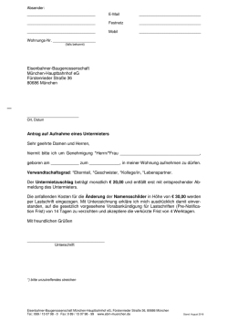 Eisenbahner-Baugenossenschaft München-Hauptbahnhof eG