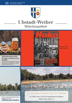29. Hardtsee-Triathlon des TSV Ubstadt