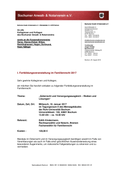 Einladung FamR. E. Kindermann 18.01.2017