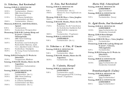 Gottesdienstordnung Kath. Stadtkirche Bad Reichenhall 21.08.