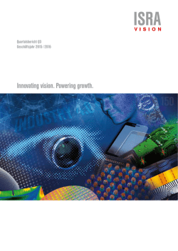 Innovating vision. Powering growth.