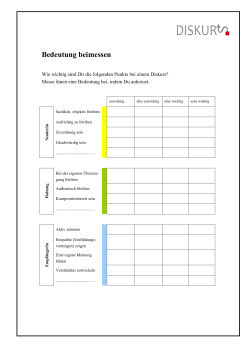 4.2 Diskurstraining