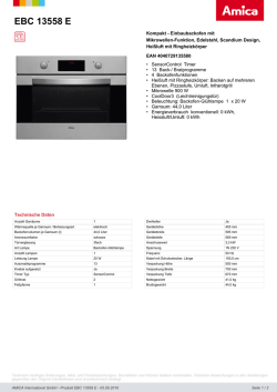 EBC 13558 E - Amica International GmbH