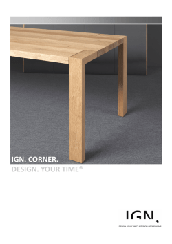 IGN. CORNER. DESIGN. YOUR TIME&reg;
