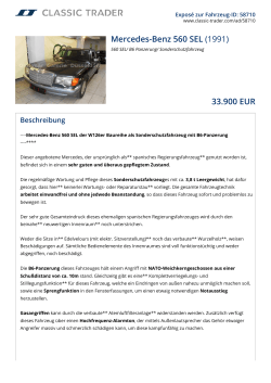 Mercedes-Benz 560 SEL (1991) 33.900 EUR