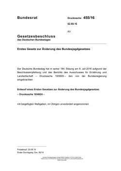 BT 455/16 Grunddrucksache