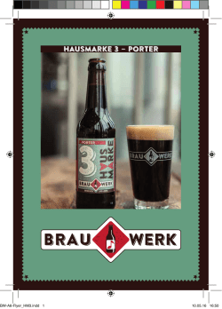 hausmarke 3 &ndash; porter