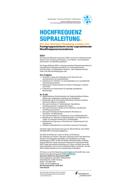 hochfrequenz supraleitung